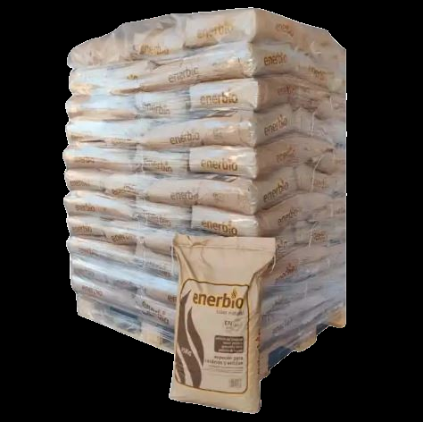 7 palettes de 539 sacs certifiés DIN ENplus A1 de 15 kg