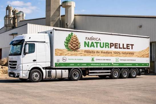 Camion complet de granulés Naturpellet – 24 palettes (1 848 sacs de 15 kg) certifiés DIN ENplus A1
